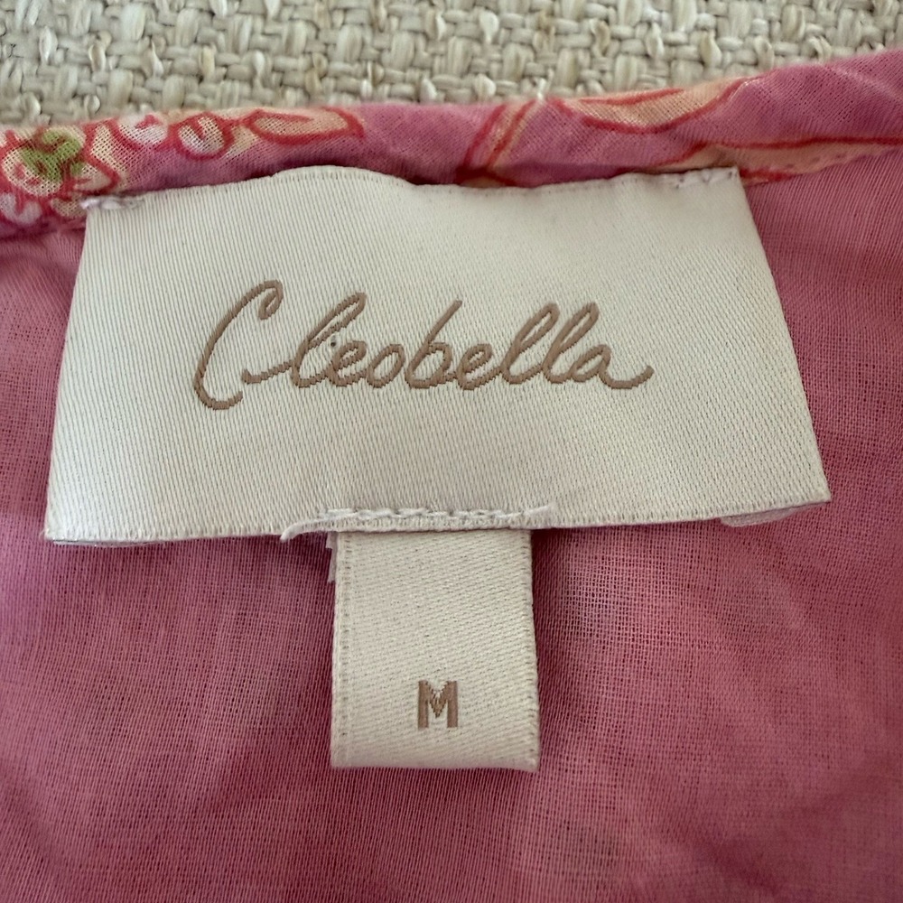 ANTHROPOLOGIE $198 Cleobella Magdalena Wildflower Mini Tunic Dress Size Medium - Picture 11 of 16
